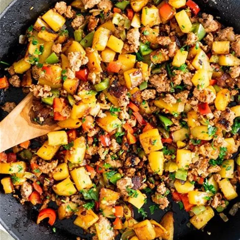 Hearty Breakfast Hash with Sausage image